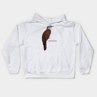 Banded Bay Cuckoo | Cacomantis sonneratii Kids Hoodie